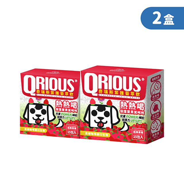 【定期購】QRIOUS®奇瑞斯紫錐菊萃飲-草莓(2盒)